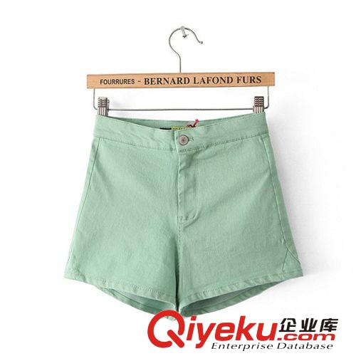 B188-00347 F.M.P 歐美風簡約時尚款百搭高腰休閑短褲