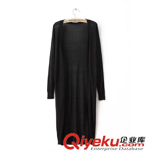 D149-93-037 F.M.P 歐美風時尚長款無扣針織開衫原始圖片3