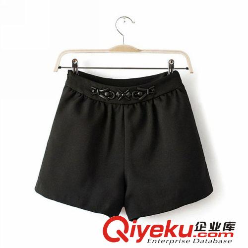 B179-94-090 F.M.P 夏季新款時尚甜美手工釘珠高腰休閑短褲原始圖片2