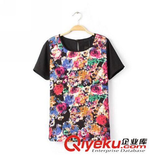 A150-88-004 F.M.P  2014歐美風(fēng)時(shí)尚純色松緊腰中袖連衣裙