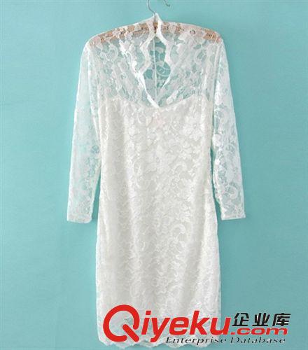 F.M.P【廠家直銷】ASOS 蕾絲花邊性感包臀連身裙 連衣裙