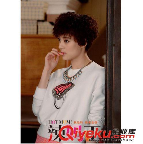 供應(yīng)精品女裝 品牌女式休閑衛(wèi)衣 2013新款辣媽正傳孫儷同款衛(wèi)衣原始圖片2