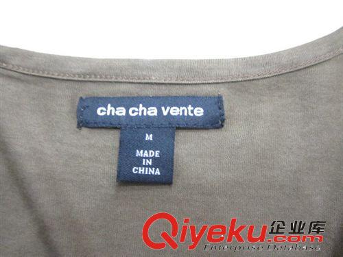 歐美整單人造絲親膚7分袖時(shí)尚T恤原始圖片3