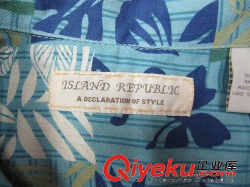 歐美整單男式夏威夷短袖真絲襯衫外貿庫存服裝原始圖片2