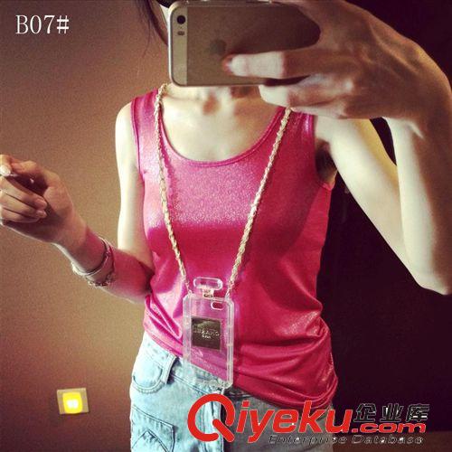 【夏季清倉(cāng)】新品亮絲背心U型雙肩吊帶打底小背心 打底衫 B07#原始圖片3