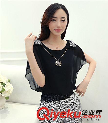 2014夏裝新款優(yōu)質套裝 韓版女裝大碼短袖休閑套裝 女裝夏原始圖片3