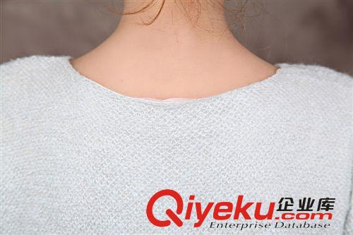 新款韓版春秋拼接網(wǎng)紗裙收腰連衣裙 外貿(mào)服裝 日韓女裝批發(fā)