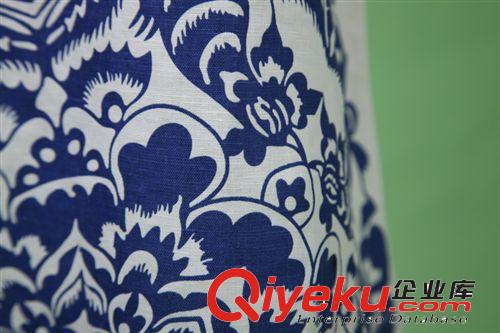 桃符 嫣然轉盼 2014春夏新款 青花瓷 印花 襯衫 上衣原始圖片3
