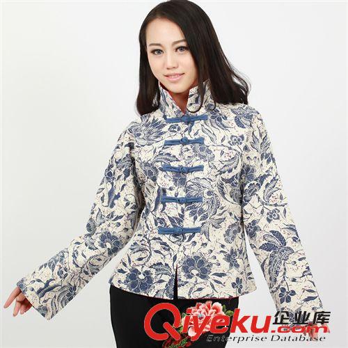 全工藝面料 唐裝立領(lǐng)盤扣 復(fù)古中國風(fēng)民族風(fēng)春秋外搭原始圖片2