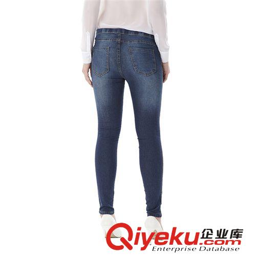 熱銷大碼打底褲 胖mm緊身彈力大碼小腳女褲 松緊腰ss牛仔褲C156原始圖片3