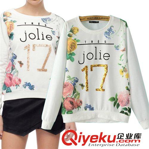 SINGKBEE 4L189 2014秋冬新款寬松短袖黑白條紋蝙蝠針織衫毛衣女