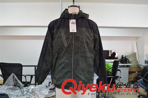 日單AWIN男款登山服沖鋒衣防風衣厚款棉服原始圖片2