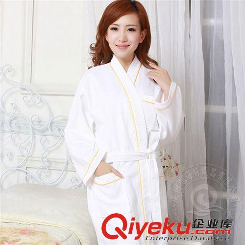 廠家{jd1}優(yōu)惠定做長(zhǎng)款秋季浴袍 可愛(ài)女士浴袍 酒店浴袍純棉舒適原始圖片2