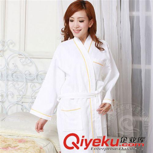 廠家{jd1}優(yōu)惠定做長(zhǎng)款秋季浴袍 可愛(ài)女士浴袍 酒店浴袍純棉舒適原始圖片3