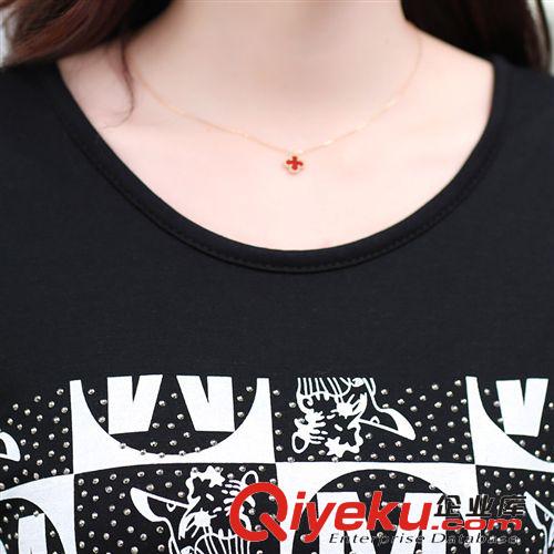 誠招網(wǎng)店代理代銷 杭州四季青女裝休閑長袖純棉衛(wèi)衣絨衫6875原始圖片3