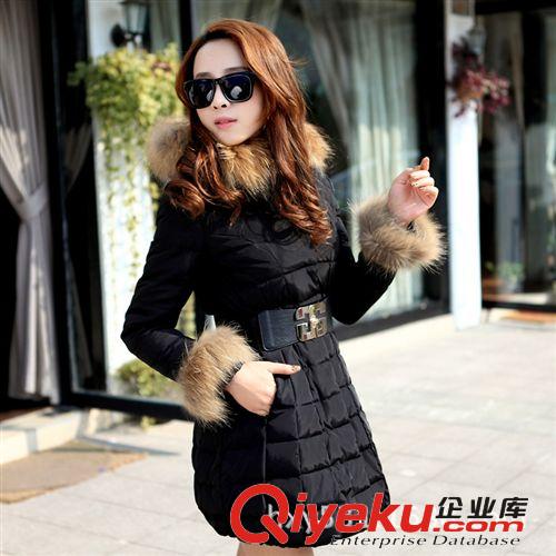 missfofo1339  2013新款韓版修身花苞裙羽絨服原始圖片2