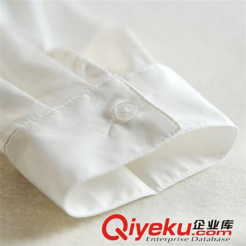 ZZ名品 早春新品2014女裝復(fù)古清新文藝純棉白襯衫女襯衣zd12060原始圖片3