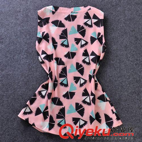 韓劇來自星星的你 全智賢同款印花背心褲子套裝 B80012原始圖片2