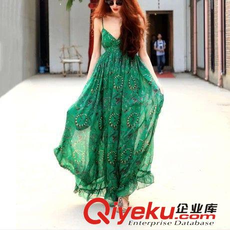 供應 春季新款百搭個性時尚連衣裙 歐美風拼接歐根紗連衣裙