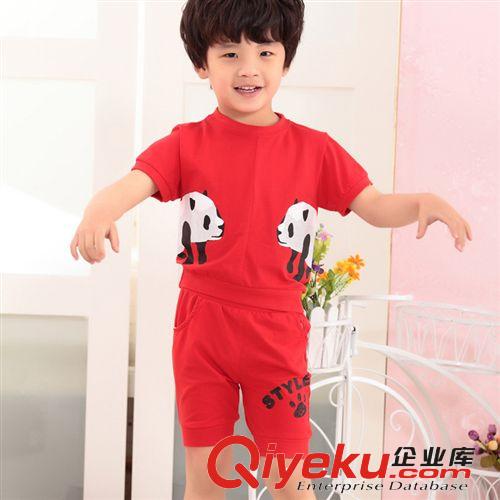 新款韓版男女童純棉套裝  代理支持 一件代發(fā)  代理貨源 童裝代理原始圖片2