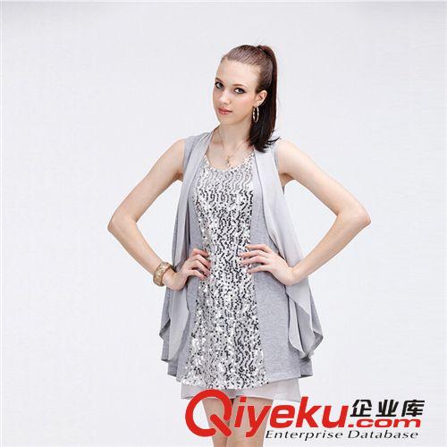2014秋冬新款女裝歐美gd氣質(zhì)時尚修身寬松百搭中袖連衣裙子