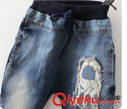 免費(fèi)代理代發(fā)童裝代銷男女童夏裝新款韓版兒童牛仔褲休閑長褲N032