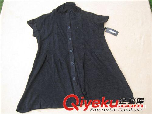 新款上市！外貿(mào)女裝批發(fā) 日單短袖針織時(shí)裝衫（三色入）原始圖片3