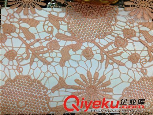 供應(yīng)新款蕾絲花邊面料 鏤空刺繡蕾絲 水溶花邊 0068#