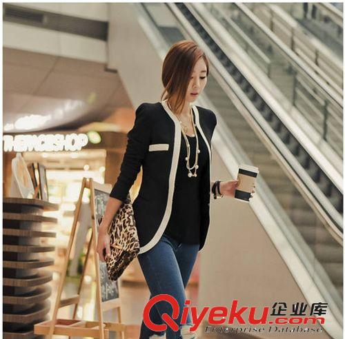 2014春季新款女裝 歐美 休閑修身西裝 禮服西服外套原始圖片2