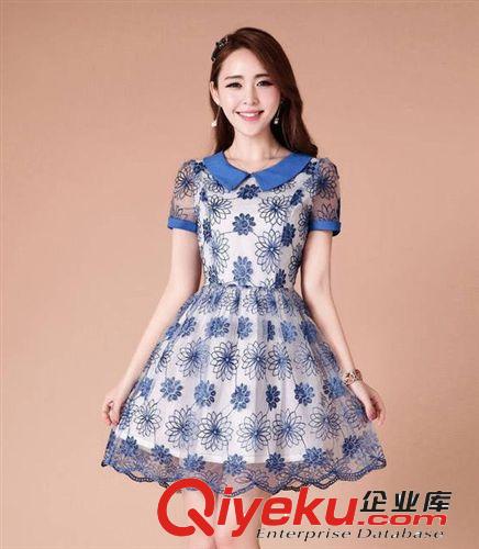 2014新品夏裝女裝波西米亞長裙 碎花蕾雪紡大碼連衣裙子