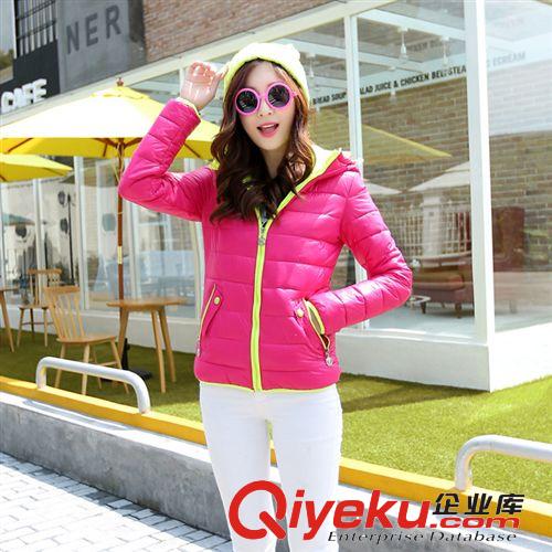 2014新款修身羽絨服韓版時尚歐洲站女式短裝輕薄羽絨服女外套原始圖片3