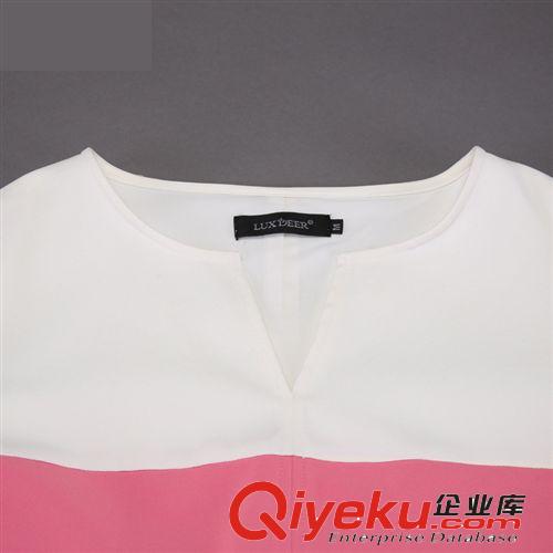夏裝新款連衣裙 施華鹿新品女裙子夏季拼接直筒連衣裙原始圖片3