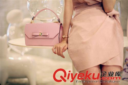 新品淑女氣質(zhì)蝴蝶結(jié)系帶款連衣裙原始圖片3