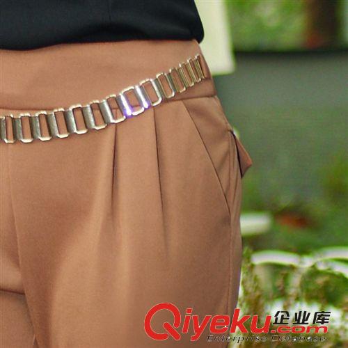 JQYR8661品牌專柜實體批發(fā)誠招代理春裝新款女褲休閑褲配腰帶原始圖片3