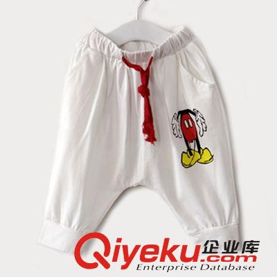 hta43外貿童裝 運動男童休閑短袖套裝 2014夏季 系帶純棉衣服批發原始圖片3