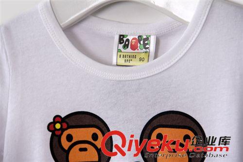ape16夏季新款外貿童裝 HelloKitty猴子日系休閑女童短袖純棉T恤