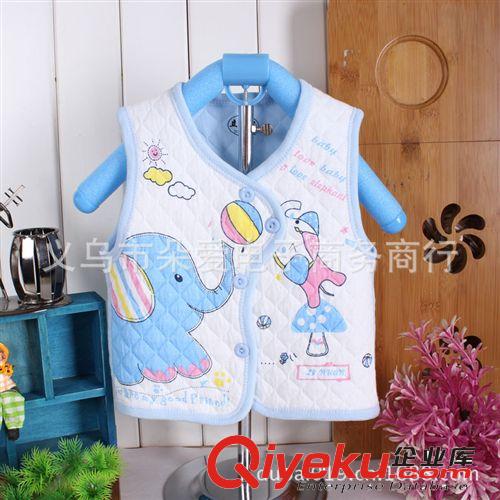 寶寶用品秋新款寶寶小象馬甲背心嬰幼兒馬甲保暖棉馬甲 童裝批發(fā)原始圖片3