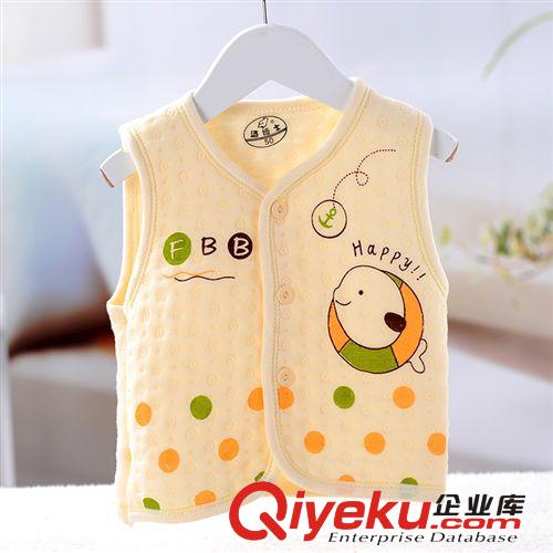 秋冬款純棉保暖男女童馬甲 品牌卡通嬰幼兒/新生兒/寶寶背心批發原始圖片2