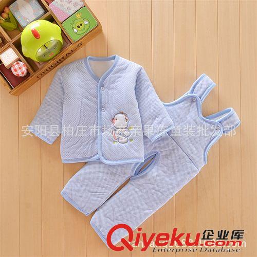 廠家直供尾貨清倉(cāng)加厚保暖嬰幼兒童裝冬季棉襖棉衣0到1歲兩件套