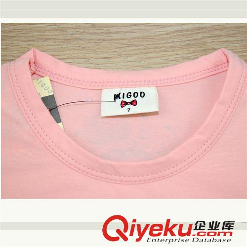2014夏季新款爆款童裝韓版短袖 外貿(mào)純棉男女中小童T恤廠家批發(fā)原始圖片3