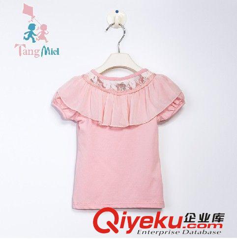 外貿(mào)原單童裝 夏兒童體恤純棉中小童女童短袖T恤邊寶寶T恤夏 批發(fā)原始圖片2