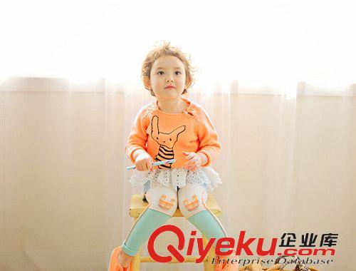 佛山產(chǎn)業(yè)帶 女童秋裝新款 純棉百搭可愛兒童童褲MZ1550