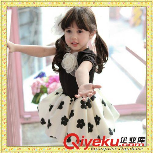 夢芝靈！gd韓國品牌童裝 梅花花朵女童連衣裙 童裙夏款新品原始圖片2