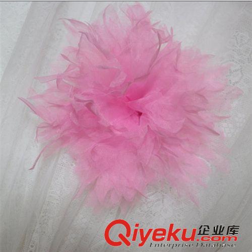 甜美百搭網(wǎng)紗手工女童胸花 韓版兒童胸針衣飾 01117原始圖片2