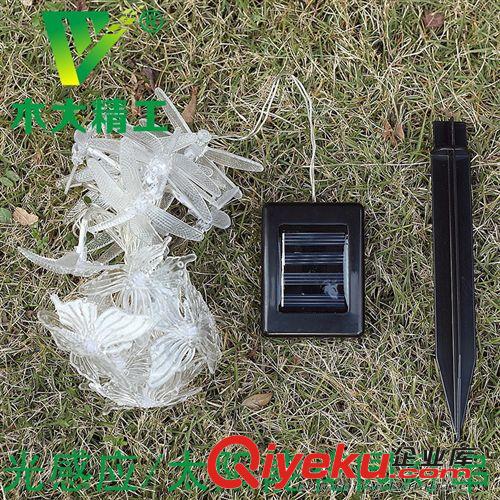 供應(yīng)太陽(yáng)能燈 燈串,蜻蜓,蝴蝶,LED燈,花園燈,圣誕裝飾燈,20LED原始圖片3