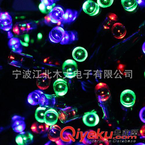 太陽(yáng)能燈串戶外led閃燈家用花園燈庭院燈具裝飾RGB霓虹100LED