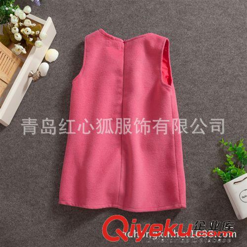 廠家直銷秋款外貿(mào)新款套裙批發(fā) 韓版羊毛兒童連衣裙女童裙子