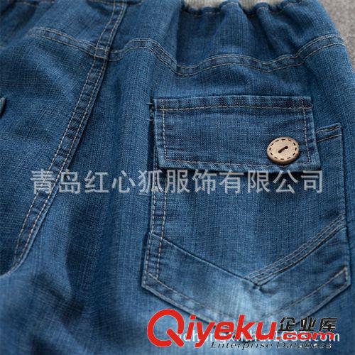 廠家直銷外貿(mào)秋季新款男女童褲子批發(fā) 韓版兒童運(yùn)動休閑牛仔褲裝原始圖片3