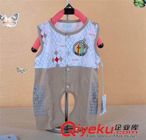 夏裝 嬰兒氣質純棉連身衣 嬰幼錦友樂比王國無袖哈衣