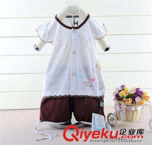 嬰幼錦友透氣竹纖維短袖套裝 面料超柔舒服